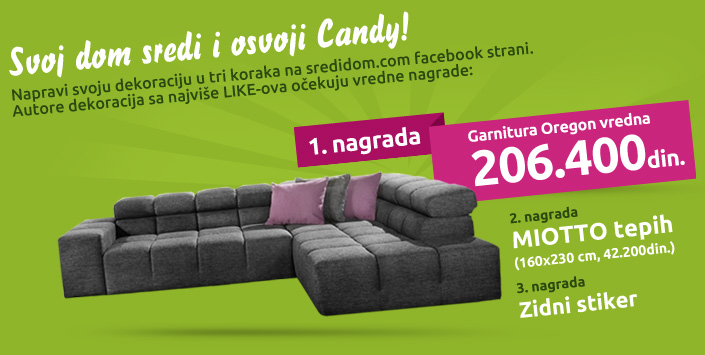 Svoj dom sredi i osvoji Candy