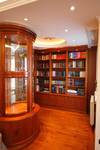 Pregradna vitrina sa bibliotekom