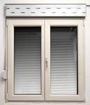 Drvo aluminijum dvokrilni prozor m sa roletnom