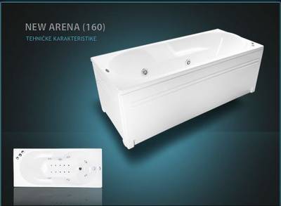 Pravougaone kade - New Arena 160