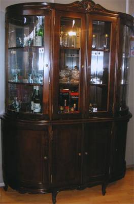 Vitrina staklena