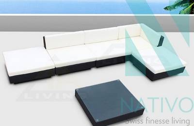 Ratan Garnitura CORALE - Set 5 + Klub Sto