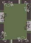 Tepisi Natural Shaggy Green
