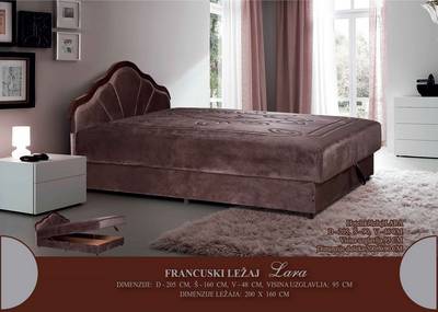 Francuski ležaj Lara