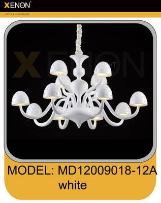LAMPA VISILICA MD12009018-12A white