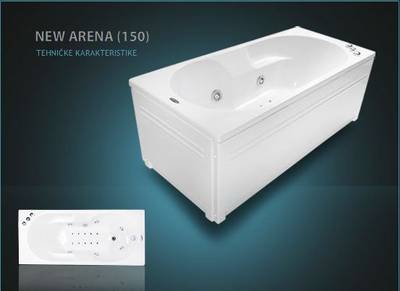 Pravougaone kade - New Arena 150