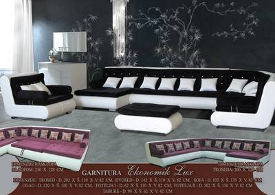 Ugaona garnitura Ekonomik Lux