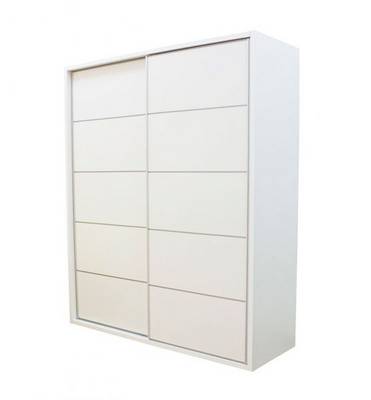 Klizni plakar Comfort 2294x1934x655-2K belo-belo