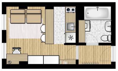 Garsonjera za dva studenta u Novom Sadu