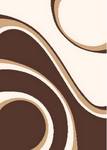Tepisi Natural Shaggy Brown 1