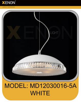 LAMPA VISILICA MD12030016-5A WHITE