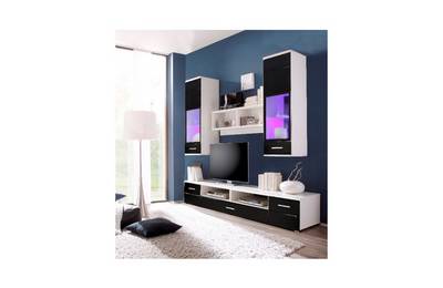 TV komoda STARLED 2m CRNI VS