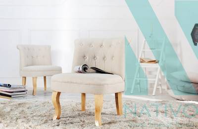 Fotelja CUSHION BEIGE