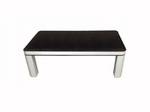 Klub sto C2022L 1300x700x430mm crno staklo