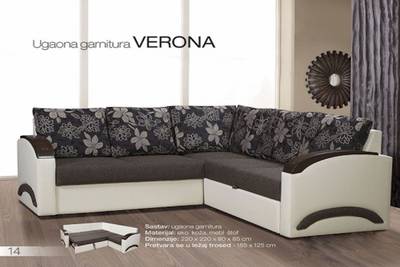 Ugaona garnitura VERONA