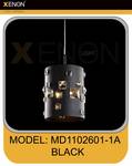 LAMPA VISILICA MD1102601-1A BLACK