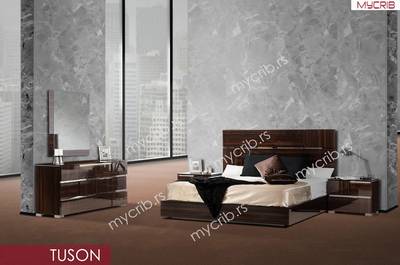 Drveni bračni krevet Tuson