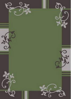 Tepisi Natural Shaggy Green
