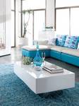 Klub sto OCEAN beli visoki sjaj 1200*650*380