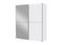 Klizni garderober WHITE KISS (W3NS822X2)