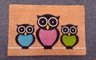 Otirač Ruco print owls